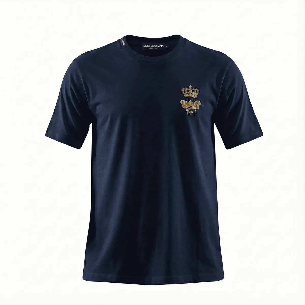 Camiseta Básica Azul Oscuro para Hombre