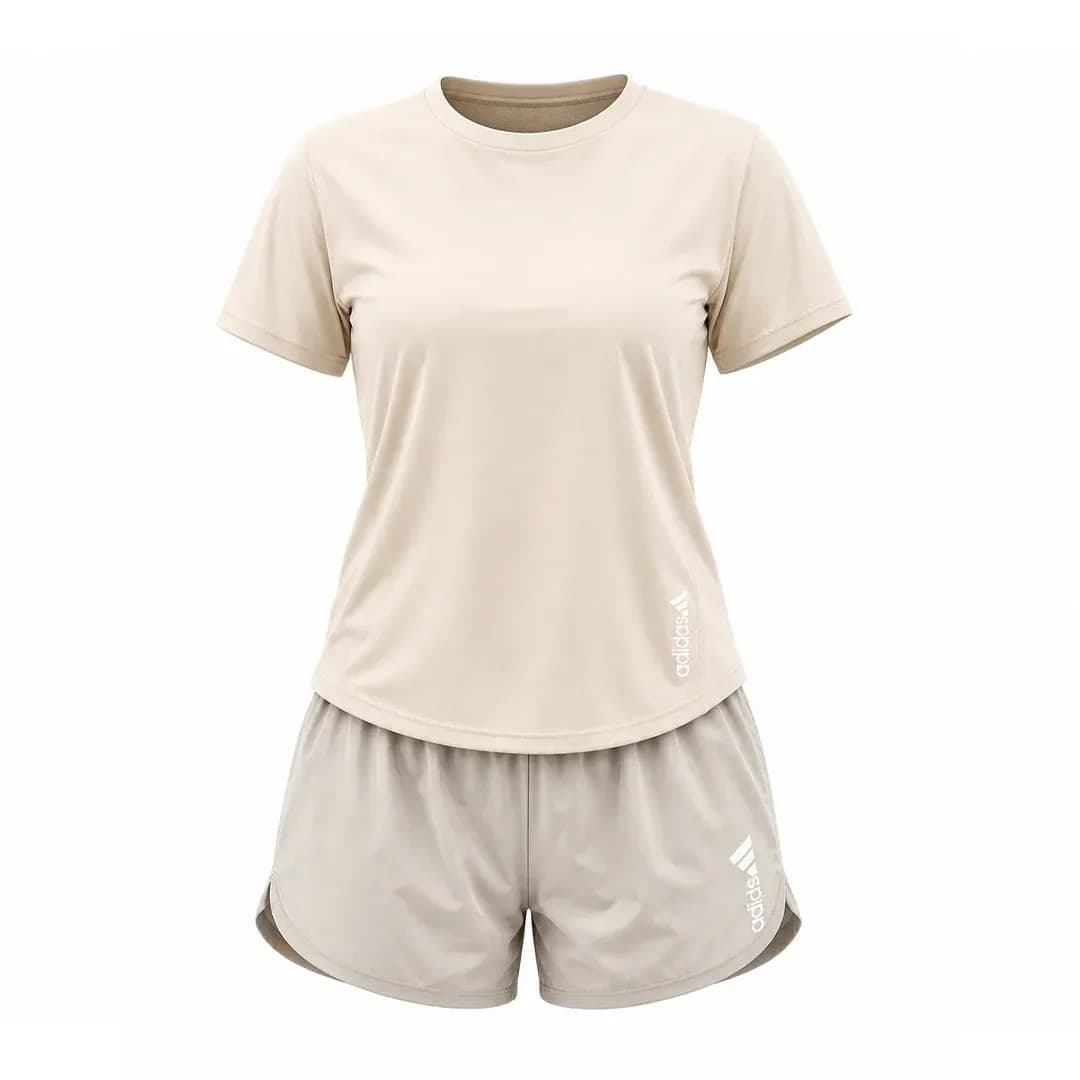 Conjunto Deportivo Crema para Mujer - MCON02
