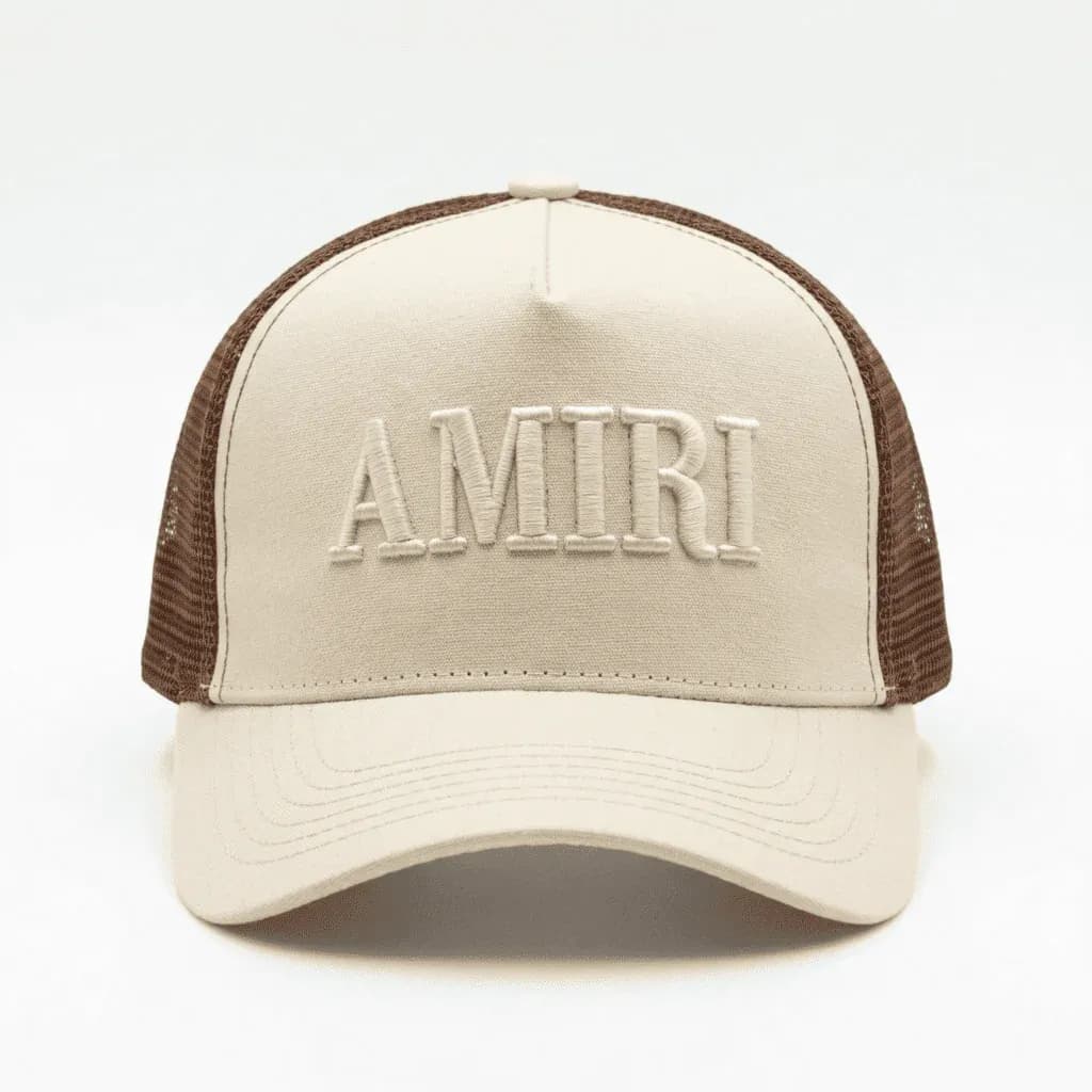 Gorra AMR Blanco_Khaki - HAT15