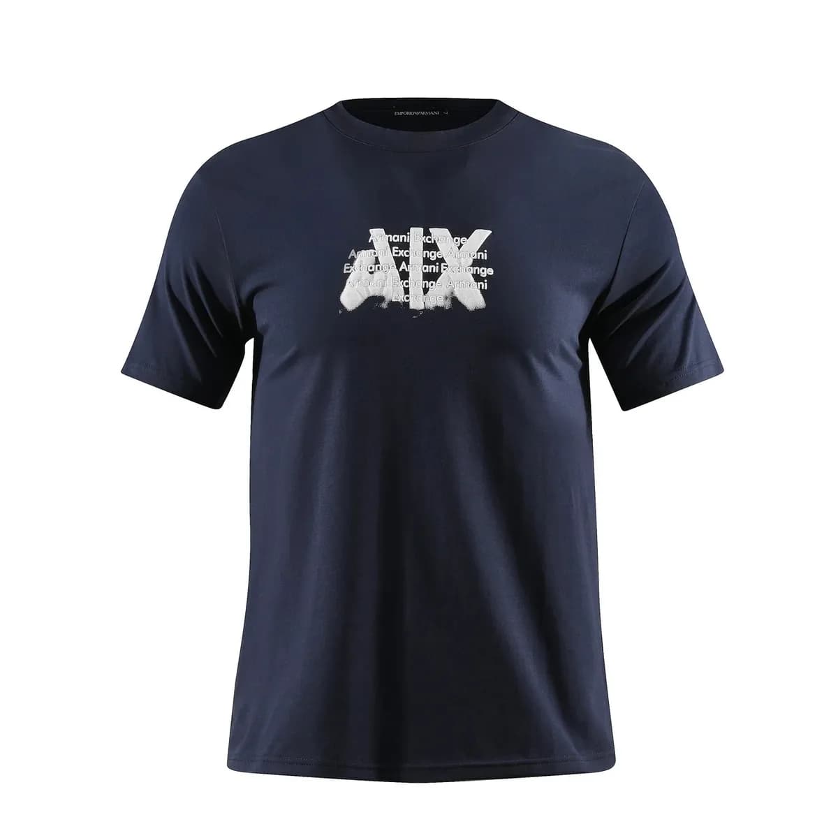 Camiseta Estampada Azul Oscuro para Hombre
