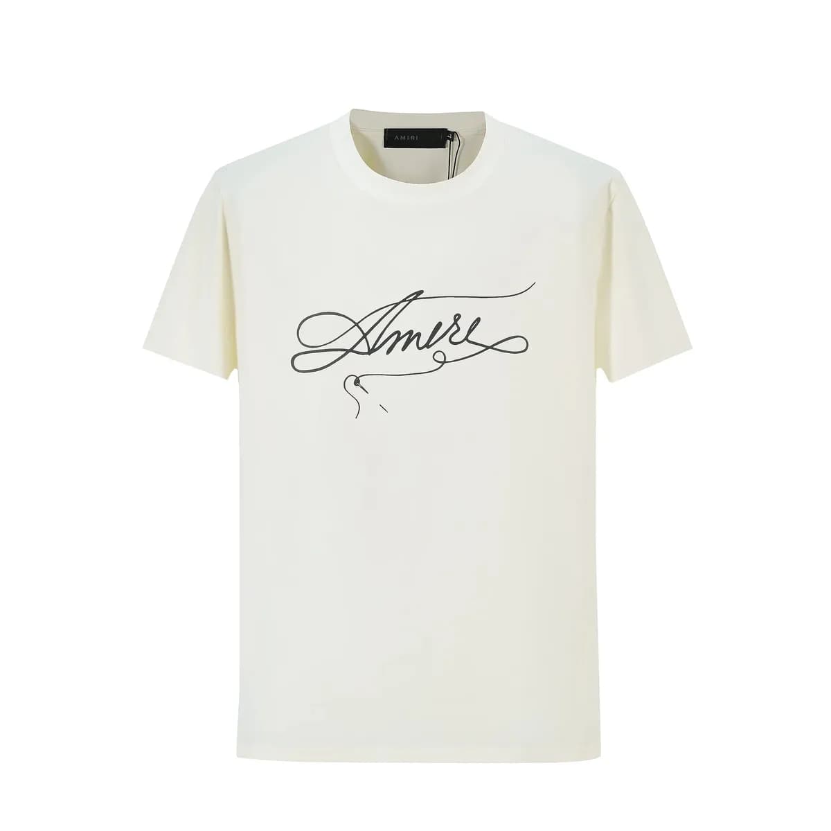 Camiseta Estampada Crema para Hombre