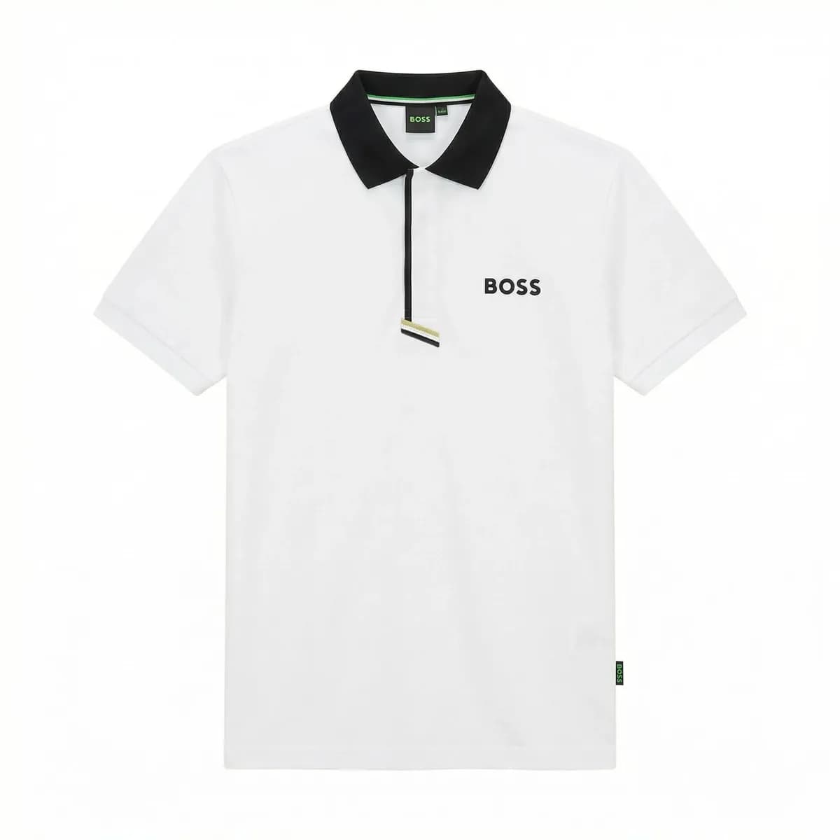 Camiseta Tipo Polo Blanco para Hombre