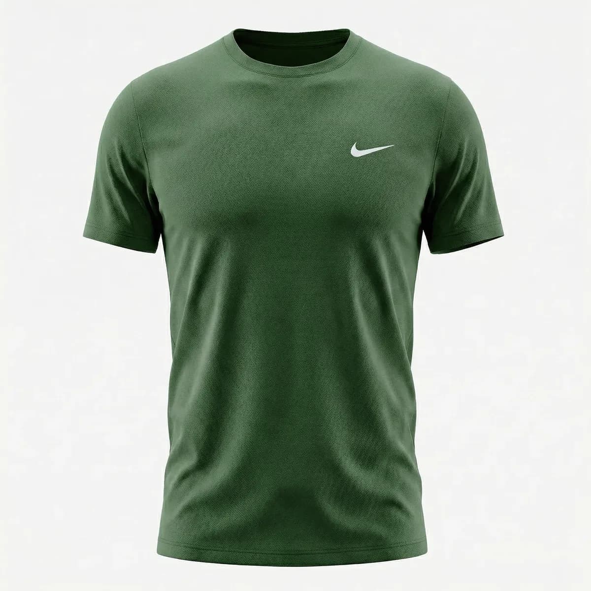 Camiseta Básica Verde para Hombre - CAM45