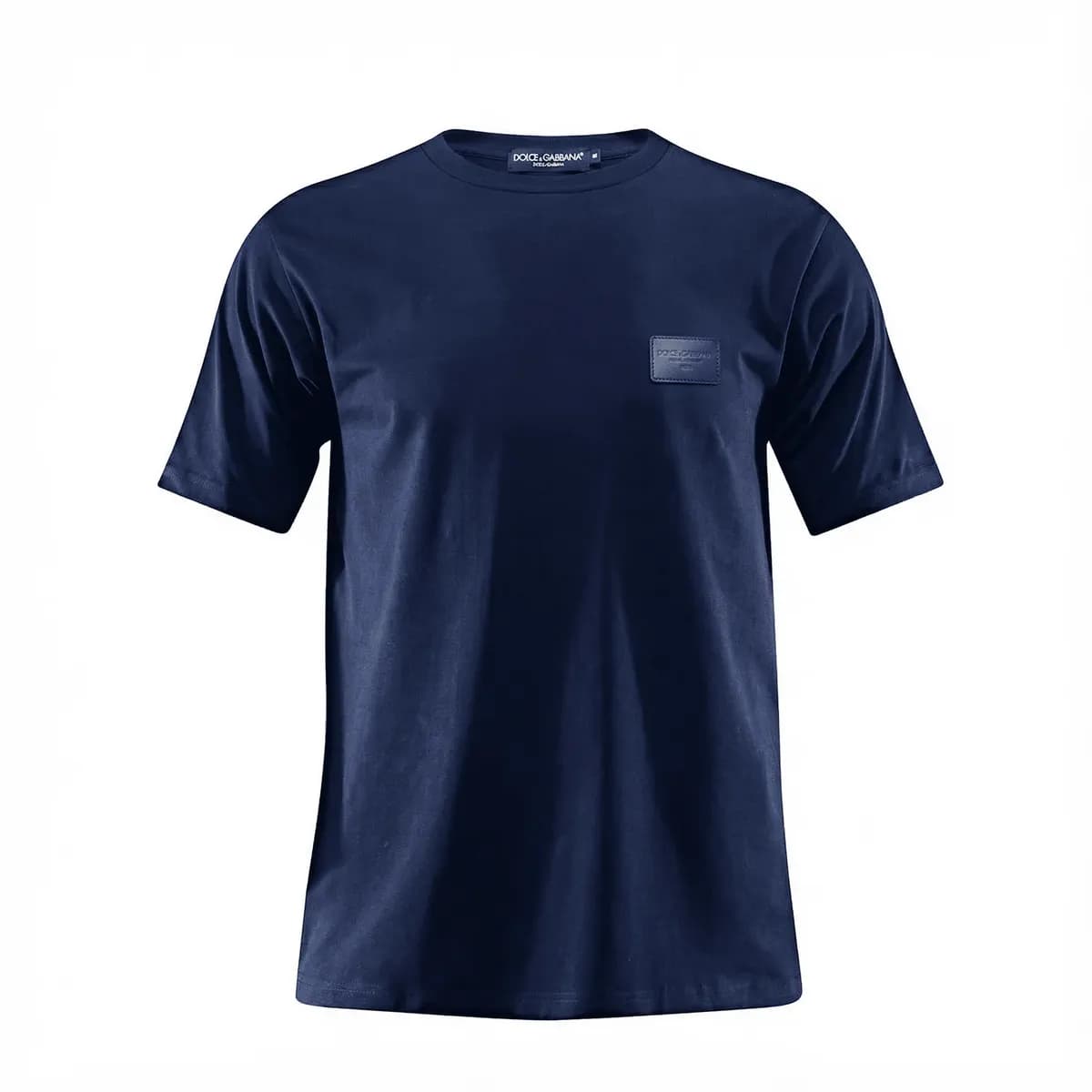 Camiseta Básica Azul Oscuro para Hombre