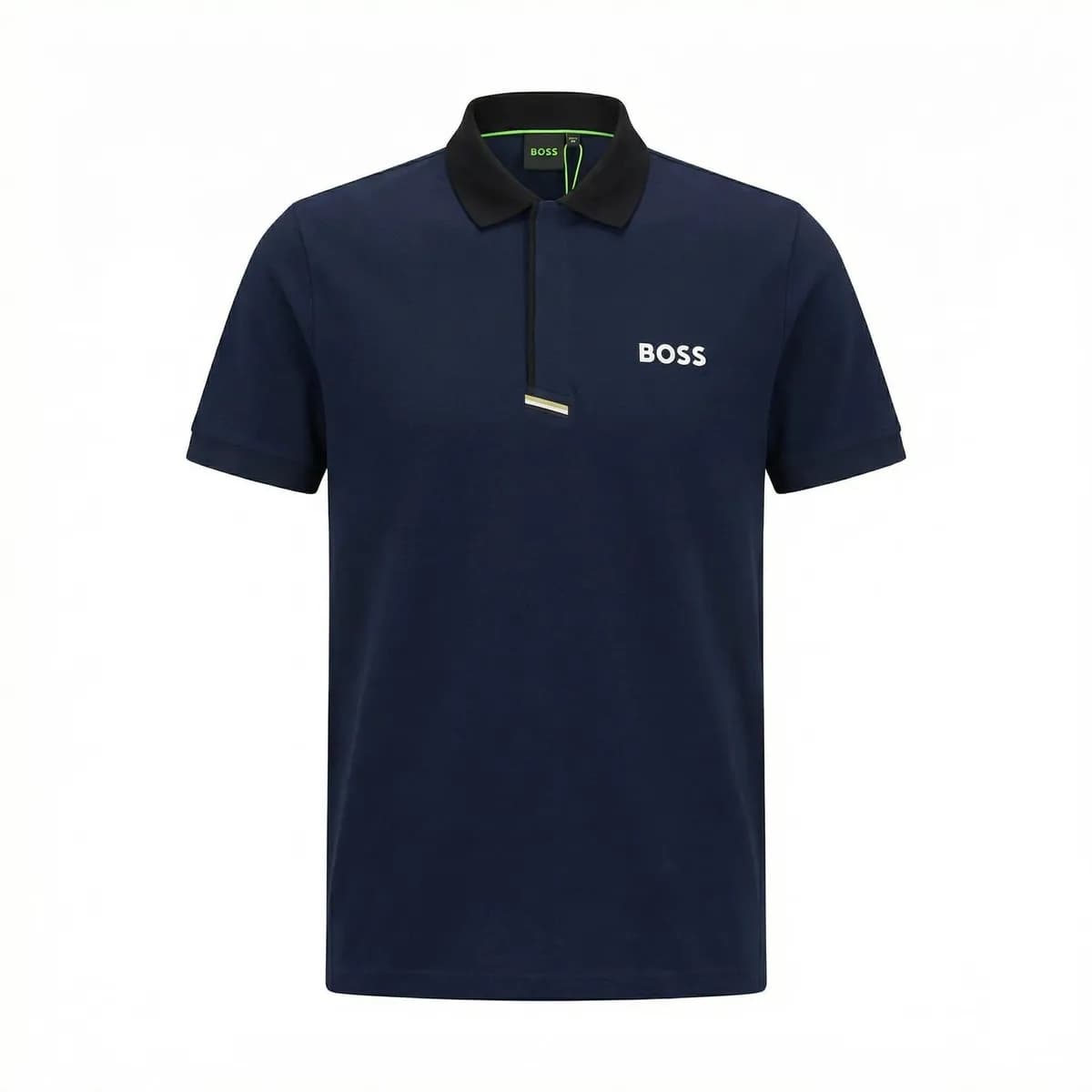 Camiseta Tipo Polo Azul Oscuro para Hombre