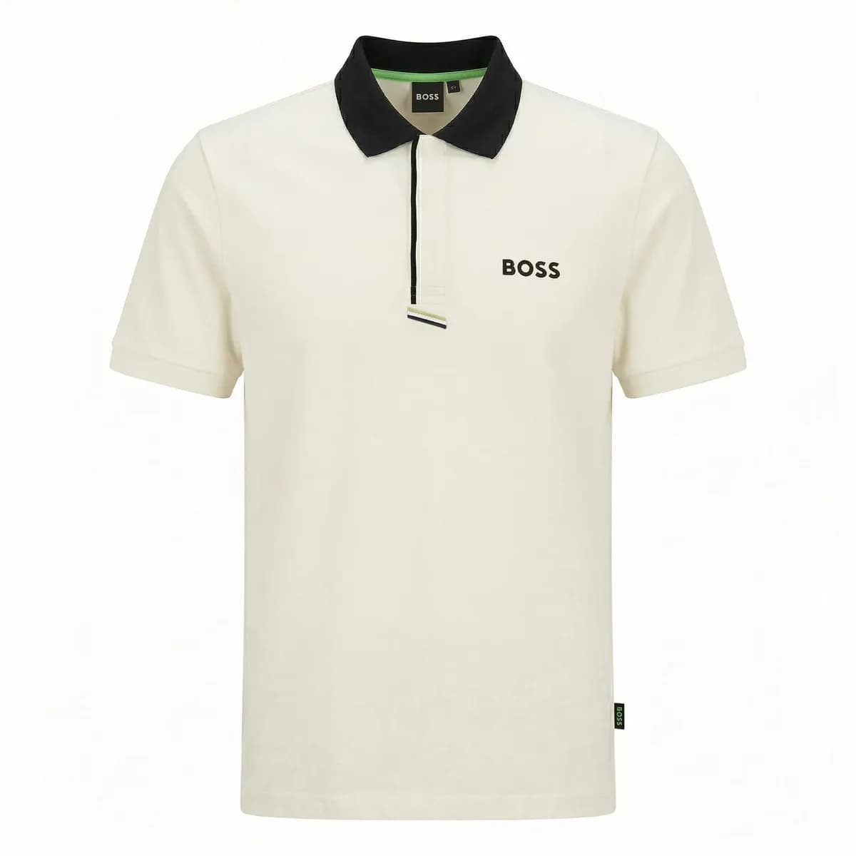 Camiseta Tipo Polo Crema para Hombre