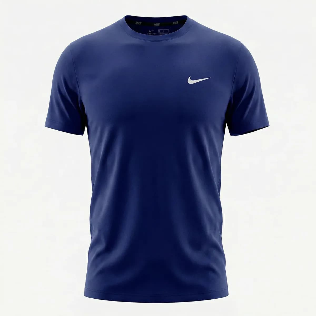 Camiseta Básica Azul Oscuro para Hombre - CAM45