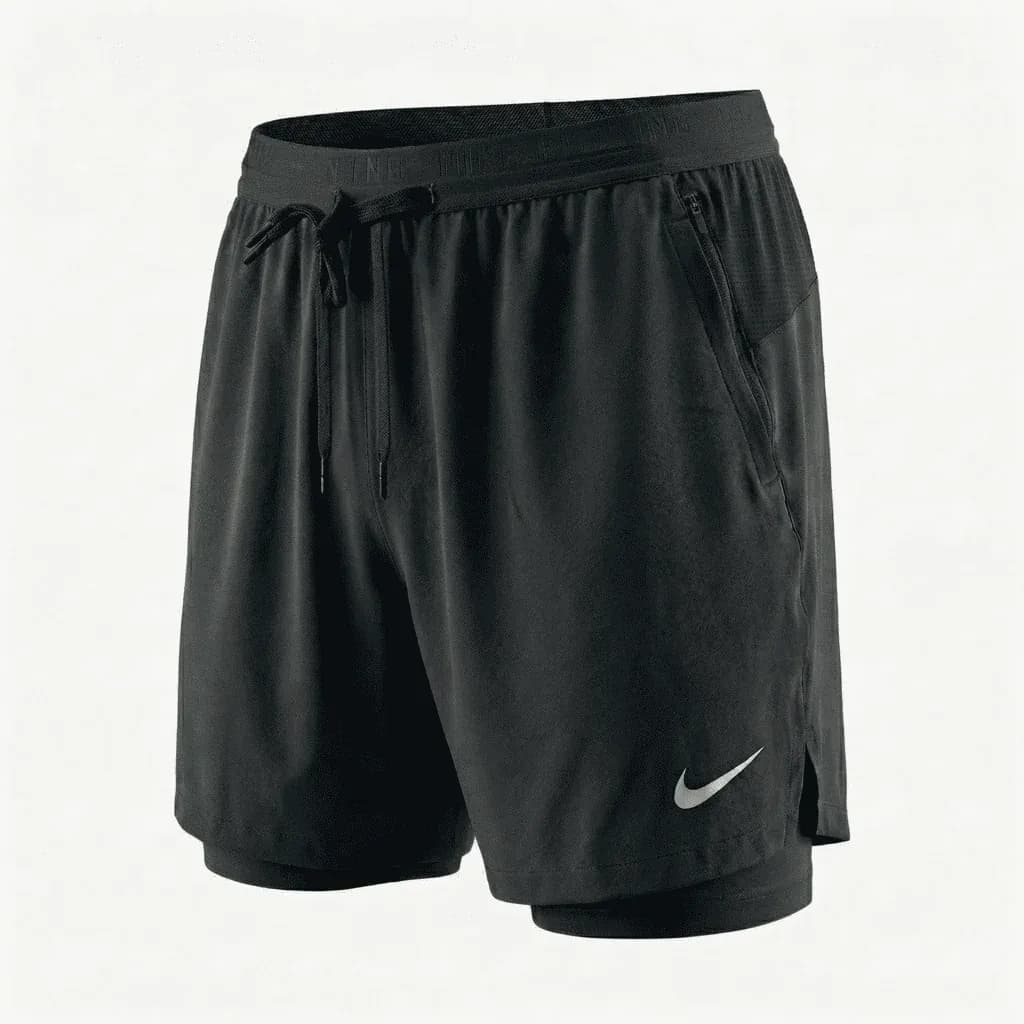 Pantaloneta Deportiva Negra para Hombre - PAN40