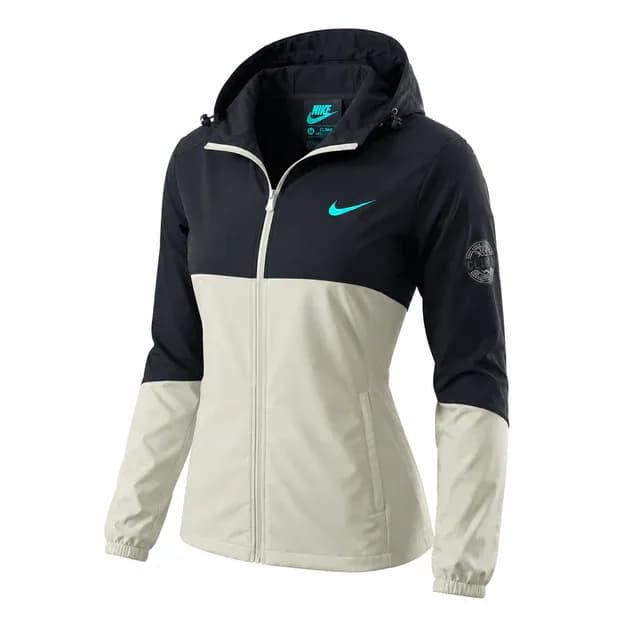 Chaqueta Deportiva Azul Crema para Mujer - 2528