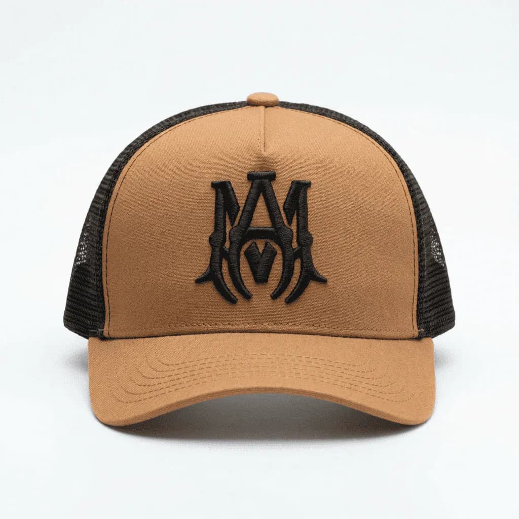 Gorra AMR Crema_Negra - HAT03