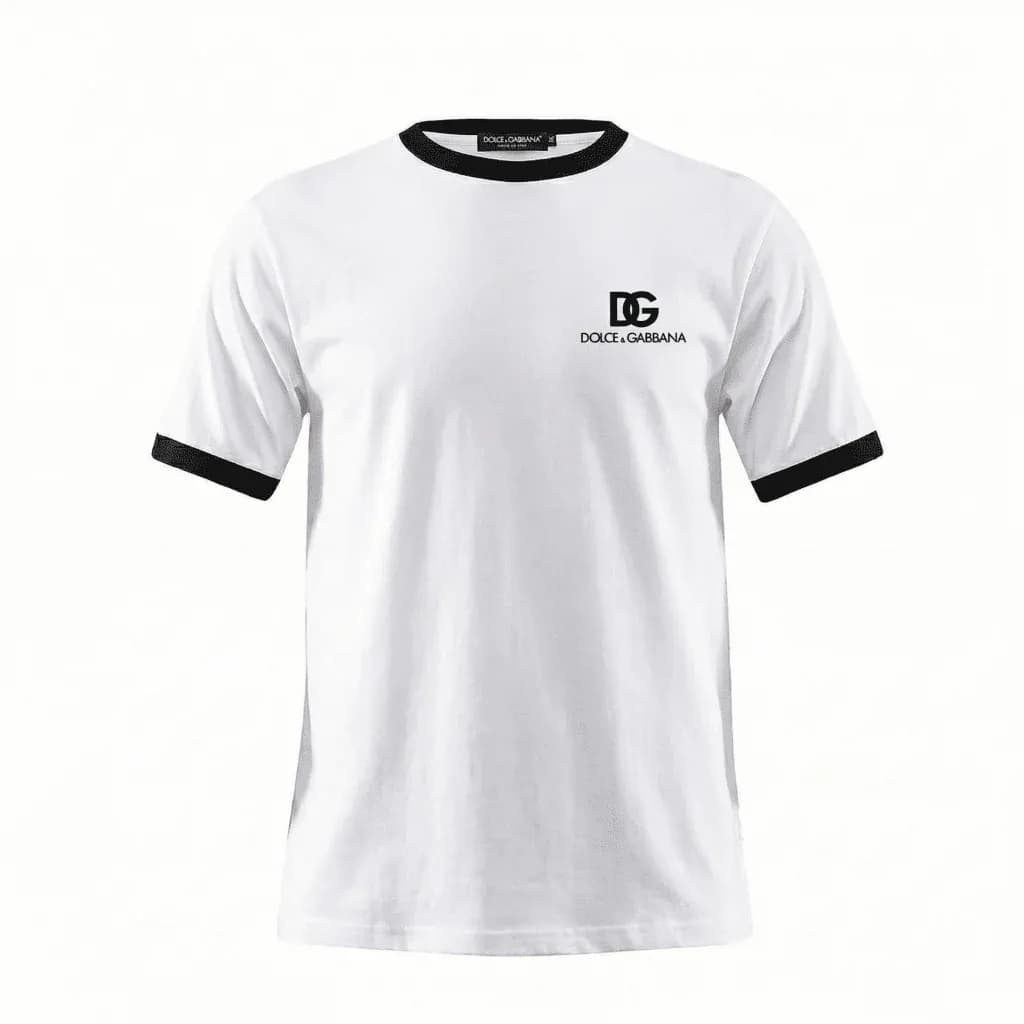 Camiseta Básica Blanca para Hombre