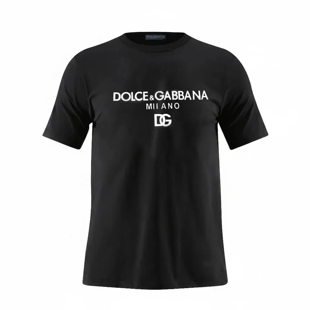 Camiseta Estampada Negra para Hombre