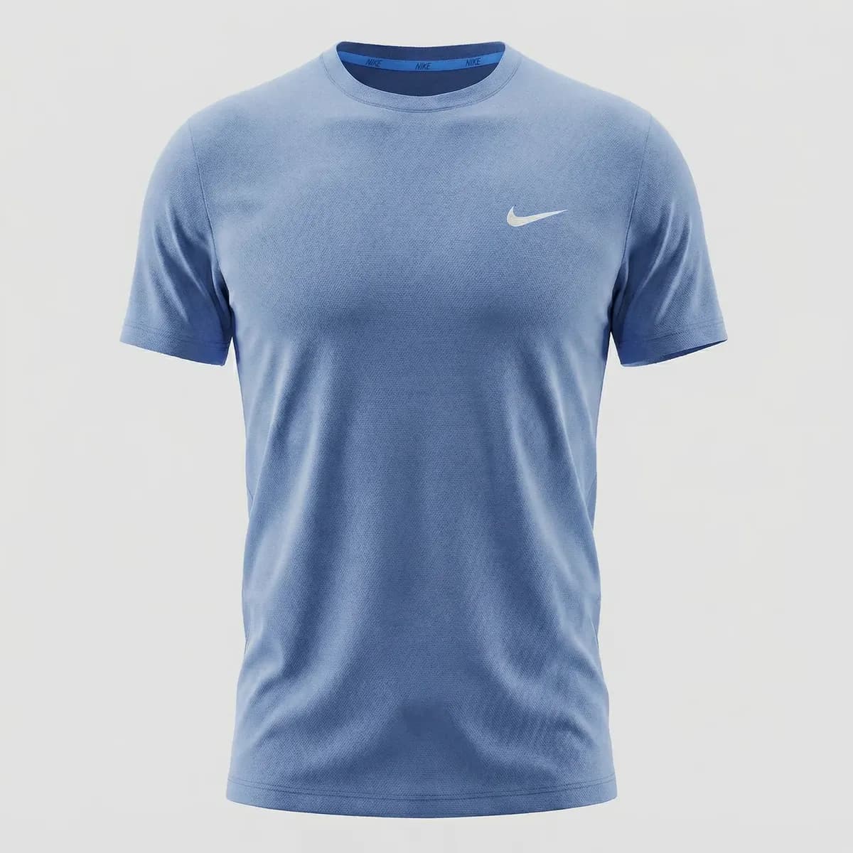 Camiseta Básica Azul Claro para Hombre - CAM45